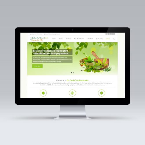 Medical company website