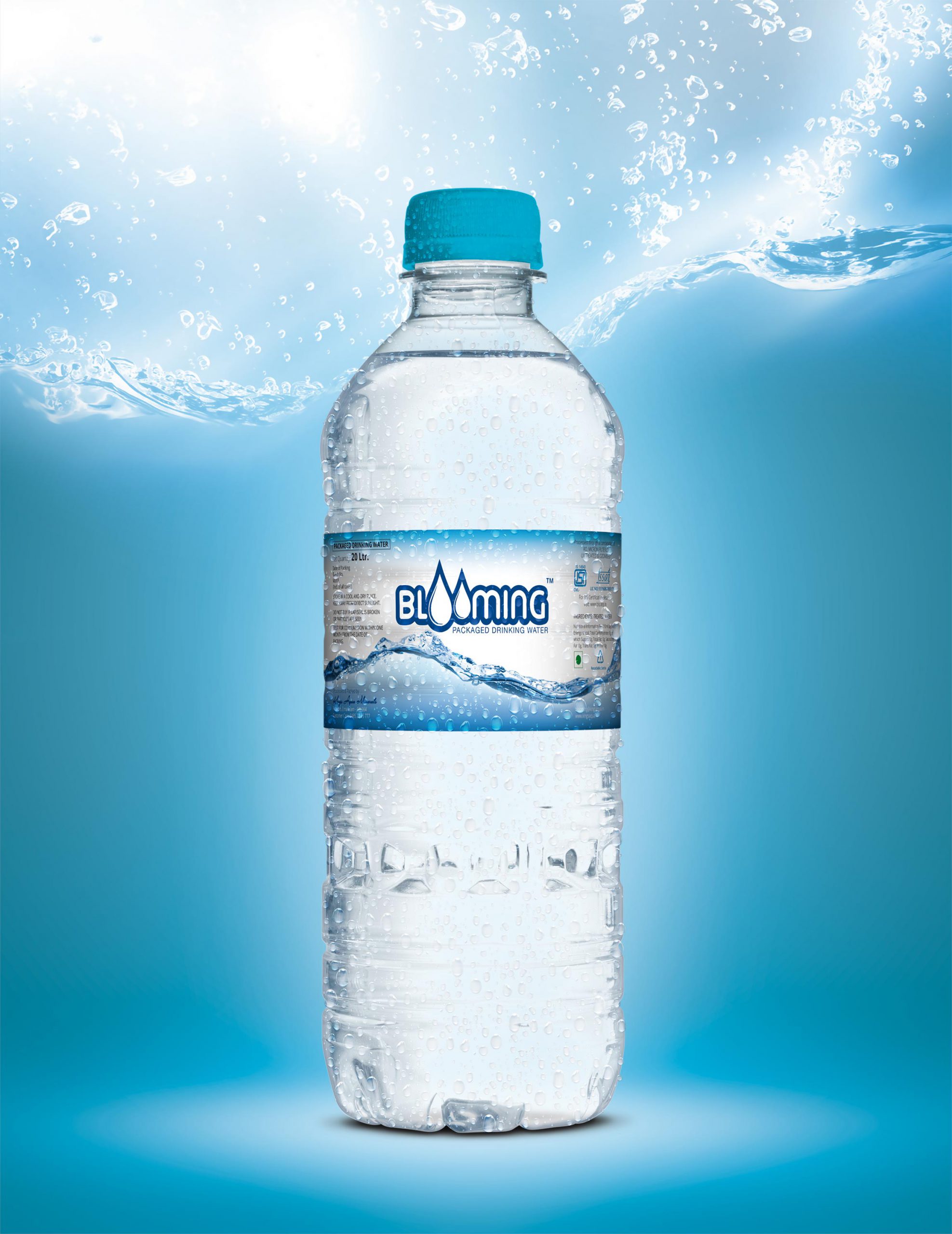 water bottle package design kerala