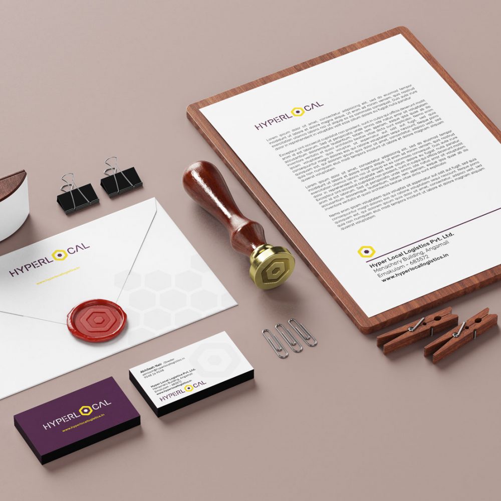 Stationary design for logistic company based in Kerala
