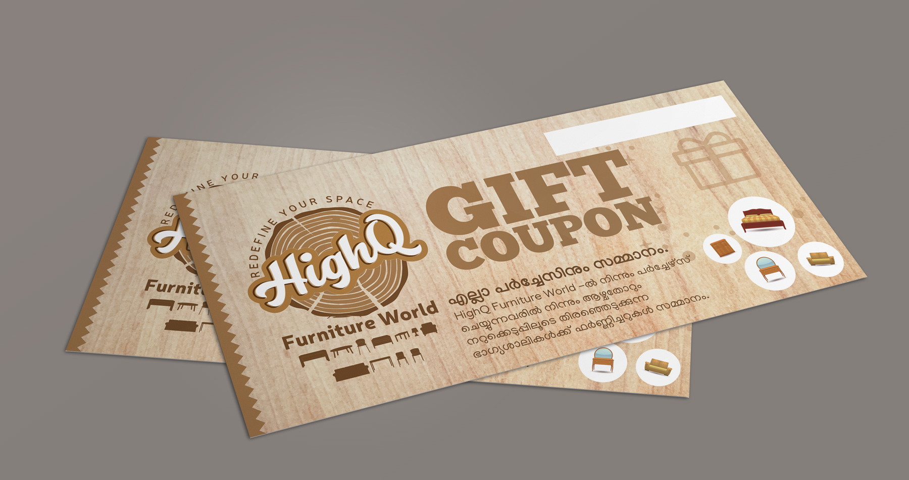 Gift coupon design