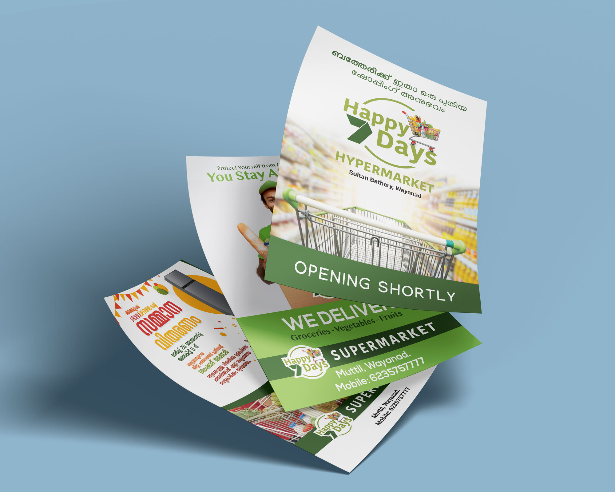Hypermarket Supermarket Leaflet Design Kerala